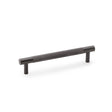 High quality image of Alexander & Wilks Brunel Knurled T-Bar Cupboard Handle - Dark Bronze PVD - Centres 128mm | Sku. aw810-128-dbzpvd | Trade Door Handles.