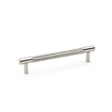 High quality image of Alexander & Wilks Brunel Knurled T-Bar Cupboard Handle - Polished Nickel - Centres 128mm | Sku. aw810-128-pn | Trade Door Handles.