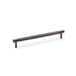 High quality image of Alexander & Wilks Brunel Knurled T-Bar Cupboard Handle - Dark Bronze PVD - Centres 192mm | Sku. aw810-192-dbzpvd | Trade Door Handles.