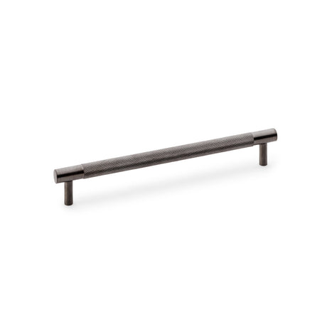 High quality image of Alexander & Wilks Brunel Knurled T-Bar Cupboard Handle - Dark Bronze PVD - Centres 192mm | Sku. aw810-192-dbzpvd | Trade Door Handles.