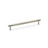 High quality image of Alexander & Wilks Brunel Knurled T-Bar Cupboard Handle - Satin Nickel - Centres 192mm | Sku. aw810-192-sn | Trade Door Handles.