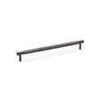 High quality image of Alexander & Wilks Brunel Knurled T-Bar Cupboard Handle - Dark Bronze Finish - Centres 224mm | Sku. aw810-224-dbzpvd | Trade Door Handles.