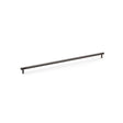 High quality image of Alexander & Wilks Brunel Knurled T-Bar Cupboard Handle - Dark Bronze PVD - Centres 448mm | Sku. aw810-448-dbzpvd | Trade Door Handles.