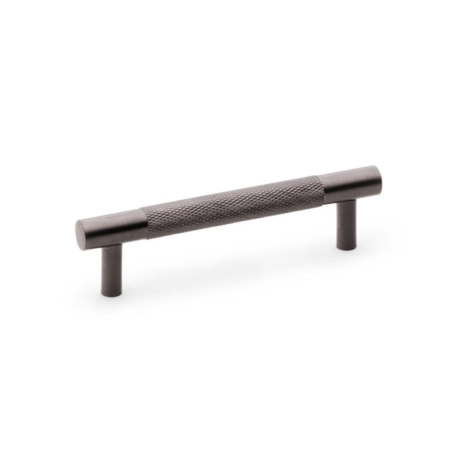 High quality image of Alexander & Wilks Brunel Knurled T-Bar Cupboard Handle - Dark Bronze PVD - Centres 96mm | Sku. aw810-96-dbzpvd | Trade Door Handles.