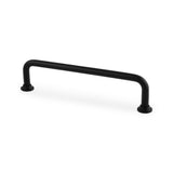 High quality image of Alexander & Wilks Scandi Pull Handle-Black-128mm c/c | Sku. AW811-128-BL | Trade Door Handles.