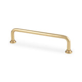 High quality image of Alexander & Wilks Scandi Pull Handle-Polished Brass-128mm c/c | Sku. AW811-128-PB | Trade Door Handles.