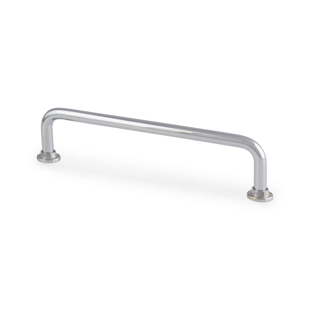 High quality image of Alexander & Wilks Scandi Pull Handle-Polished Chrome-128mm c/c | Sku. AW811-128-PC | Trade Door Handles.