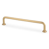 High quality image of Alexander & Wilks Scandi Pull Handle-Satin Brass-160mm c/c | Sku. AW811-160-SB | Trade Door Handles.