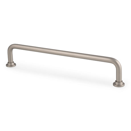 High quality image of Alexander & Wilks Scandi Pull Handle-Satin Nickel-160mm c/c | Sku. AW811-160-SN | Trade Door Handles.