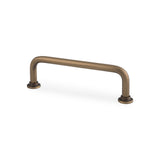 High quality image of Alexander & Wilks Scandi Pull Handle-Antique Brass-96mm c/c | Sku. AW811-96-AB | Trade Door Handles.
