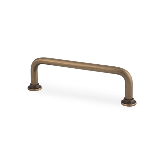High quality image of Alexander & Wilks Scandi Pull Handle-Antique Brass-96mm c/c | Sku. AW811-96-AB | Trade Door Handles.