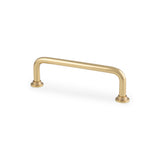 High quality image of Alexander & Wilks Scandi Pull Handle-Polished Brass-96mm c/c | Sku. AW811-96-PB | Trade Door Handles.