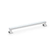 High quality image of Alexander & Wilks Jesper Square Cabinet Pull Handle - Polished Chrome - Centres 224mm | Sku. aw813-224-pc | Trade Door Handles.