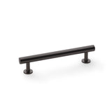 High quality image of Alexander & Wilks Round T-Bar Cabinet Pull Handle - Dark Bronze - Centres 128mm | Sku. aw814-128-dbz | Trade Door Handles.