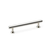 High quality image of Alexander & Wilks Round T-Bar Cabinet Pull Handle - Polished Nickel - Centres 128mm | Sku. aw814-128-pn | Trade Door Handles.