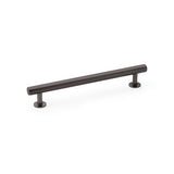 High quality image of Alexander & Wilks Round T-Bar Cabinet Pull Handle - Dark Bronze - Centres 160mm | Sku. aw814-160-dbz | Trade Door Handles.