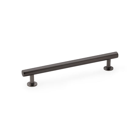 High quality image of Alexander & Wilks Round T-Bar Cabinet Pull Handle - Dark Bronze - Centres 160mm | Sku. aw814-160-dbz | Trade Door Handles.