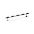 High quality image of Alexander & Wilks Round T-Bar Cabinet Pull Handle - Polished Nickel - Centres 160mm | Sku. aw814-160-pn | Trade Door Handles.