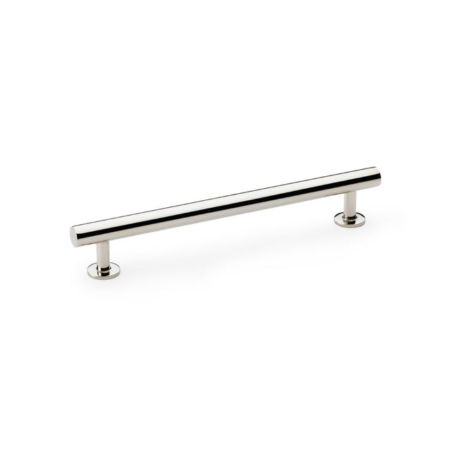 High quality image of Alexander & Wilks Round T-Bar Cabinet Pull Handle - Polished Nickel - Centres 160mm | Sku. aw814-160-pn | Trade Door Handles.