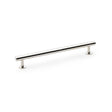 High quality image of Alexander & Wilks Round T-Bar Cabinet Pull Handle - Polished Nickel - Centres 192mm | Sku. aw814-192-pn | Trade Door Handles.
