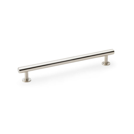 High quality image of Alexander & Wilks Round T-Bar Cabinet Pull Handle - Satin Nickel - Centres 192mm | Sku. aw814-192-sn | Trade Door Handles.