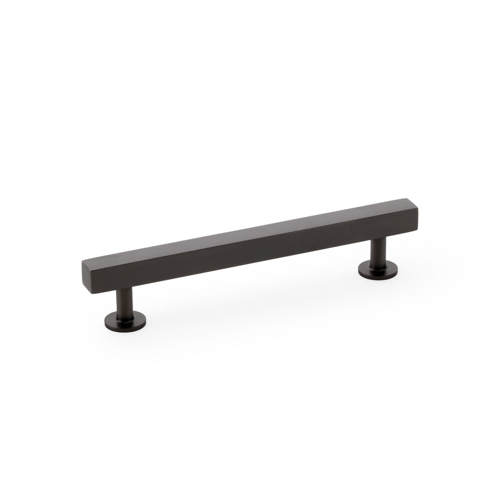High quality image of Alexander & Wilks Square T-Bar Cabinet Pull Handle - Dark Bronze - Centres 128mm | Sku. aw815-128-dbz | Trade Door Handles.