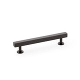 High quality image of Alexander & Wilks Square T-Bar Cabinet Pull Handle - Dark Bronze - Centres 128mm | Sku. aw815-128-dbz | Trade Door Handles.