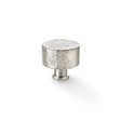 High quality image of Alexander & Wilks Leila Hammered Cupboard Knob - Satin Nickel - 35mm | Sku. aw816-35-sn | Trade Door Handles.