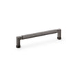 High quality image of Alexander & Wilks Camille Knurled Cabinet Pull Handle - Dark Bronze PVD | Sku. aw819-160-dbzpvd | Trade Door Handles.