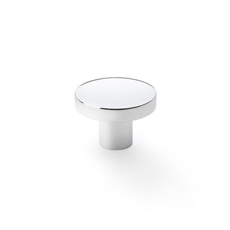 High quality image of Alexander & Wilks Hanover Plain Cupboard Knob - Polished Chrome - Knob 38mm | Sku. aw821-38-pc | Trade Door Handles.