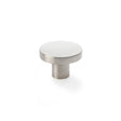 High quality image of Alexander & Wilks Hanover Plain Cupboard Knob - Satin Nickel - Knob 38mm | Sku. aw821-38-sn | Trade Door Handles.