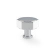 High quality image of Alexander & Wilks - Vesper Hex Cabinet Knob - Polished Chrome | Sku. aw828-40-pc | Trade Door Handles.