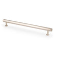 This is an image showing Alexander & Wilks - Vesper Hex T - Bar Cabinet Pull - Polished Nickel - 224mm C/C available to order from Trade Door Handles in Kendal, quick delivery and discounted prices