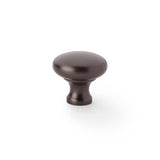 High quality image of Alexander & Wilks Wade Round Cupboard Knob - Dark Bronze - 32mm | Sku. aw836-32-dbz | Trade Door Handles.