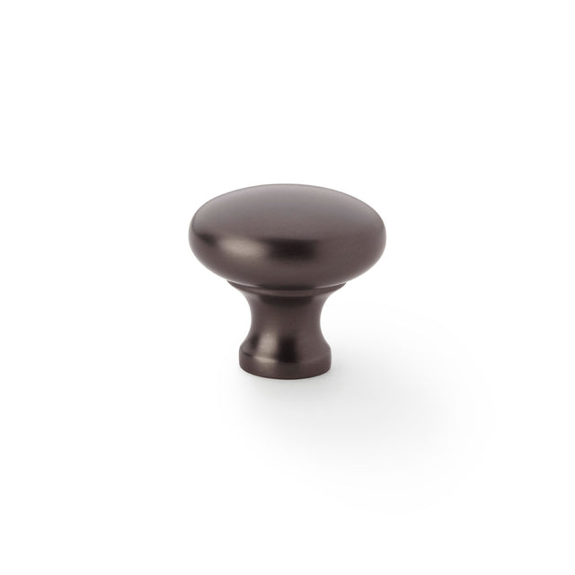 High quality image of Alexander & Wilks Wade Round Cupboard Knob - Dark Bronze - 32mm | Sku. aw836-32-dbz | Trade Door Handles.
