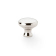 High quality image of Alexander & Wilks Wade Round Cupboard Knob - Polished Nickel - 32mm | Sku. aw836-32-pn | Trade Door Handles.