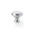 High quality image of Alexander & Wilks Wade Round Cupboard Knob - Satin Chrome - 32mm | Sku. aw836-32-sc | Trade Door Handles.