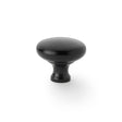 High quality image of Alexander & Wilks Wade Round Cupboard Knob - Black - 38mm | Sku. aw836-38-bl | Trade Door Handles.
