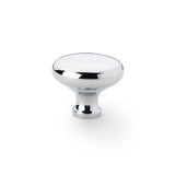 High quality image of Alexander & Wilks Wade Round Cupboard Knob - Polished Chrome - 38mm | Sku. aw836-38-pc | Trade Door Handles.