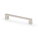 High quality image of Alexander & Wilks Marco Cupboard Pull Handle-Satin Nickel-160mm c/c | Sku. AW837-160-SN | Trade Door Handles.