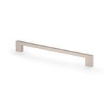High quality image of Alexander & Wilks Marco Cupboard Pull Handle-Satin Nickel-224mm c/c | Sku. AW837-224-SN | Trade Door Handles.