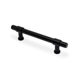 High quality image of Alexander & Wilks Kingston Plain Pull Handle-Black-128mm c/c | Sku. AW839P-128-BL | Trade Door Handles.