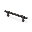 High quality image of Alexander & Wilks Kingston Plain Pull Handle-Dark Bronze PVD-128mm c/c | Sku. AW839P-128-DBZPVD | Trade Door Handles.
