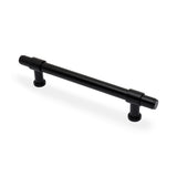 High quality image of Alexander & Wilks Kingston Plain Pull Handle-Black-160mm c/c | Sku. AW839P-160-BL | Trade Door Handles.