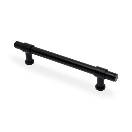 High quality image of Alexander & Wilks Kingston Plain Pull Handle-Black-160mm c/c | Sku. AW839P-160-BL | Trade Door Handles.