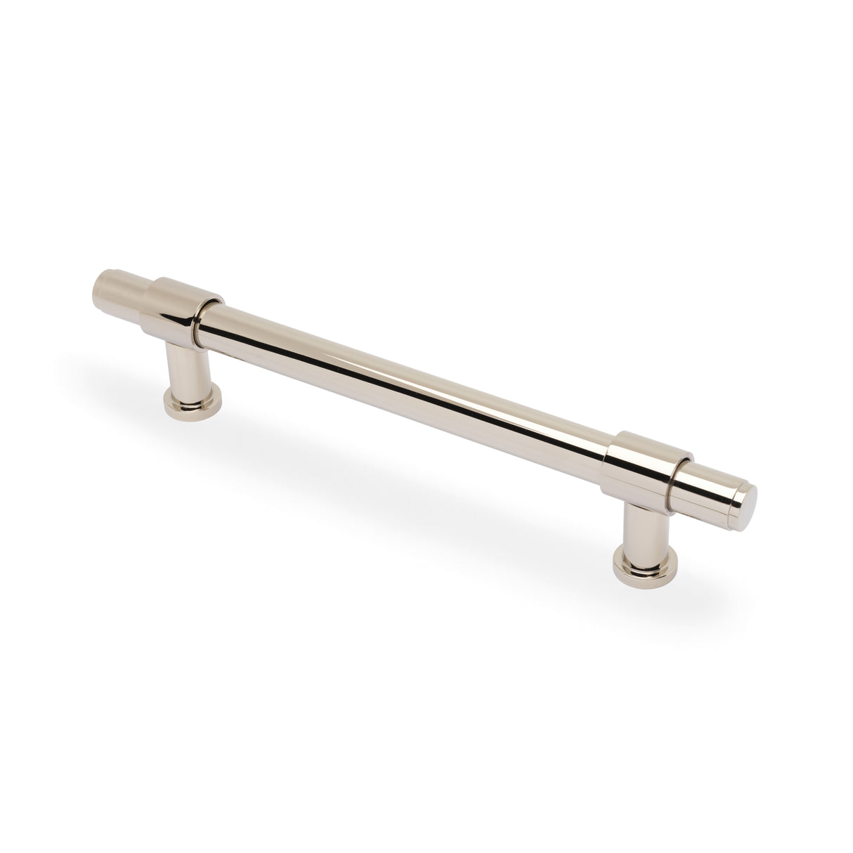 High quality image of Alexander & Wilks Kingston Plain Pull Handle-Polished Nickel PVD-160mm c/c | Sku. AW839P-160-PNPVD | Trade Door Handles.