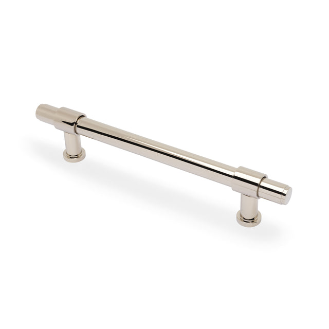 High quality image of Alexander & Wilks Kingston Plain Pull Handle-Polished Nickel PVD-160mm c/c | Sku. AW839P-160-PNPVD | Trade Door Handles.