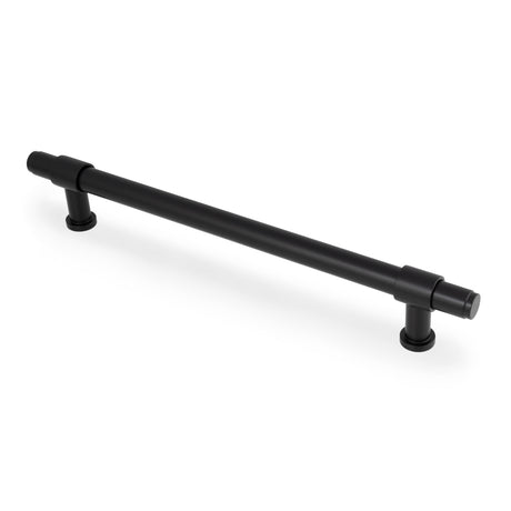 High quality image of Alexander & Wilks Kingston Plain Pull Handle-Black-224mm c/c | Sku. AW839P-224-BL | Trade Door Handles.