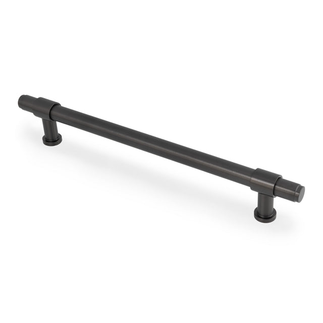 High quality image of Alexander & Wilks Kingston Plain Pull Handle-Dark Bronze PVD-224mm c/c | Sku. AW839P-224-DBZPVD | Trade Door Handles.