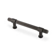 High quality image of Alexander & Wilks Kingston Reeded Pull Handle-Dark Bronze PVD-128mm c/c | Sku. AW839R-128-DBZPVD | Trade Door Handles.